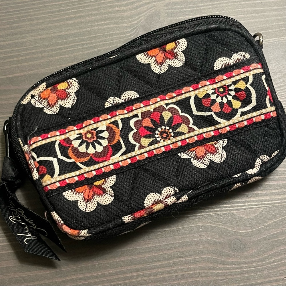 Vera Bradley Black quilted Floral Women's wallet